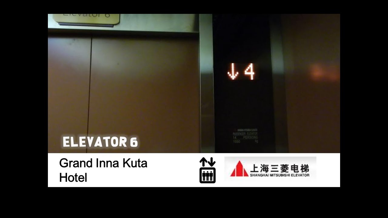 Shanghai Mitsubishi Elevator at Grand Inna Kuta, Bali (Elevator 6)