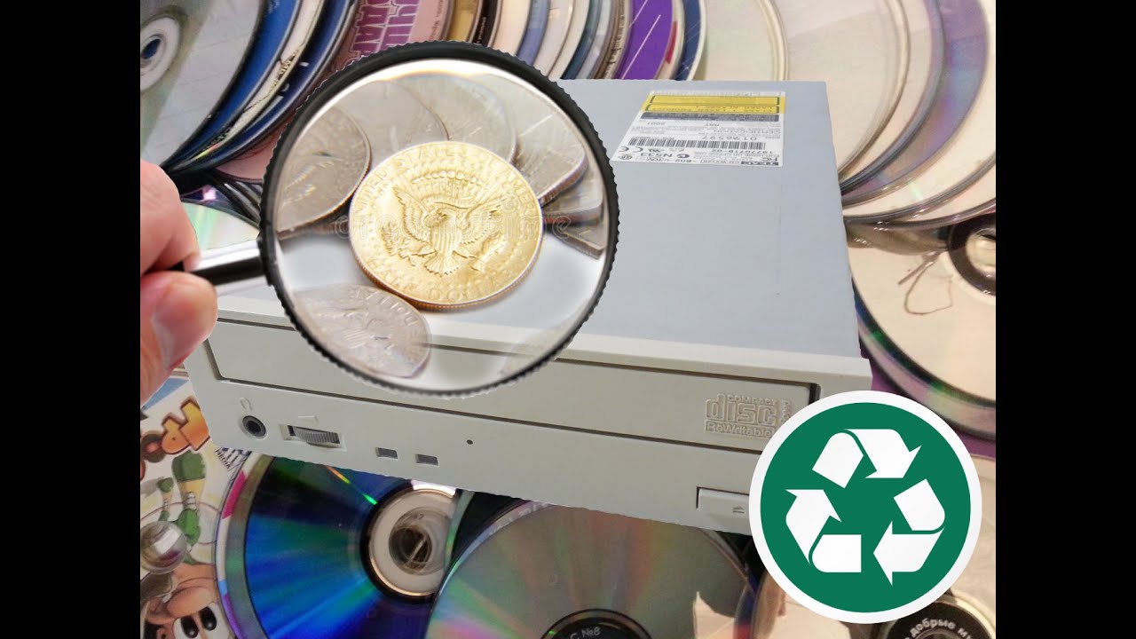 Разборка привода CD-RW. Золото и другие ценности в компьютерных комплектующих.