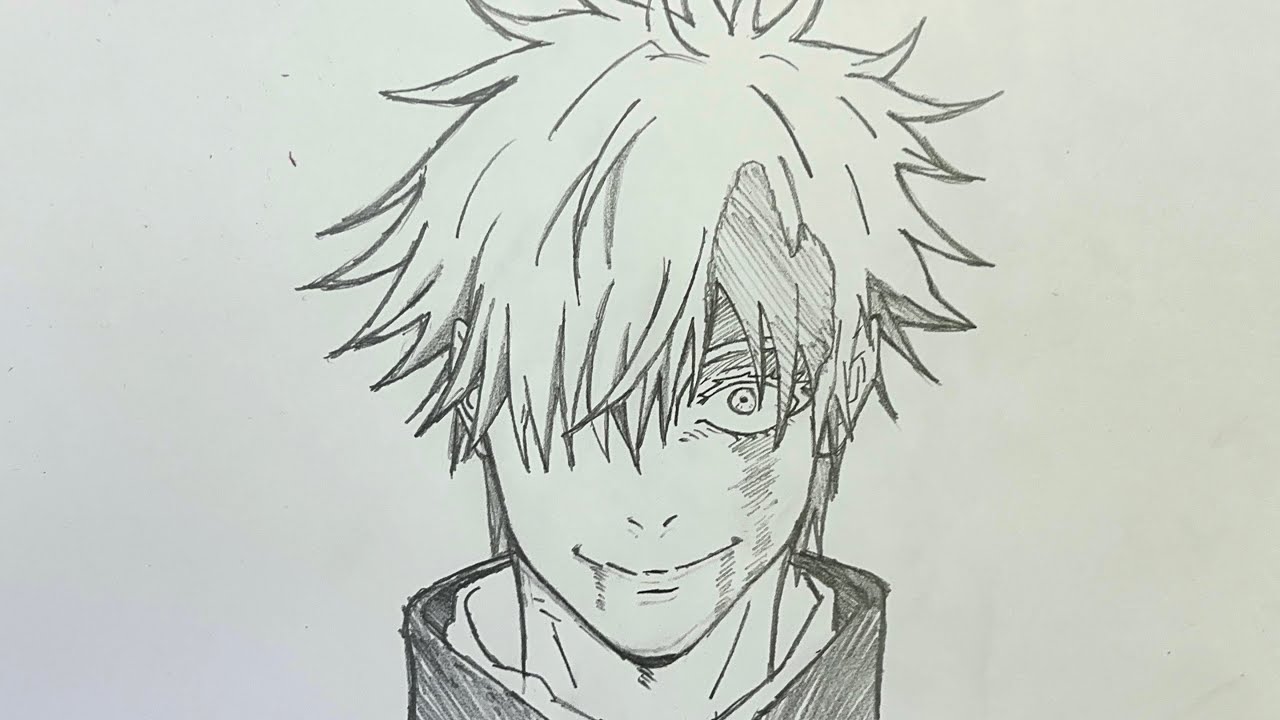 How To Draw Gojo Satoru | Jujutsu Kaisen S2 | Sketch Tutorial