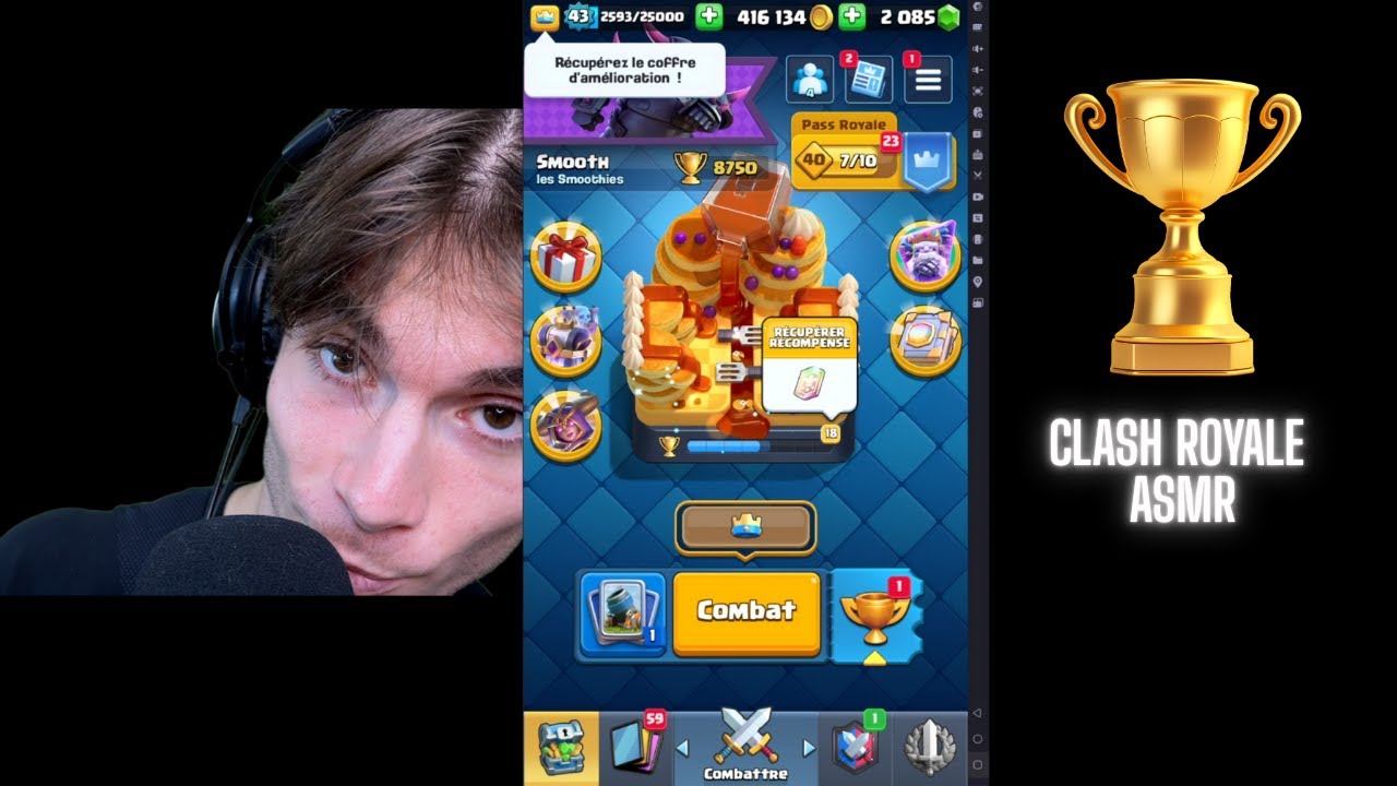 Rush 9000 Trophées, Clash Royale ASMR 🏆
