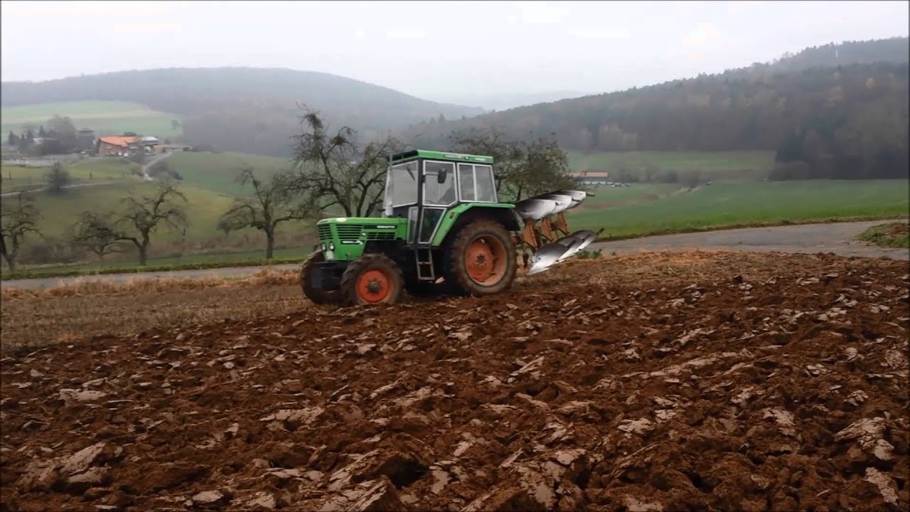 Pflügen 2014 mit Deutz D 6806 Special
