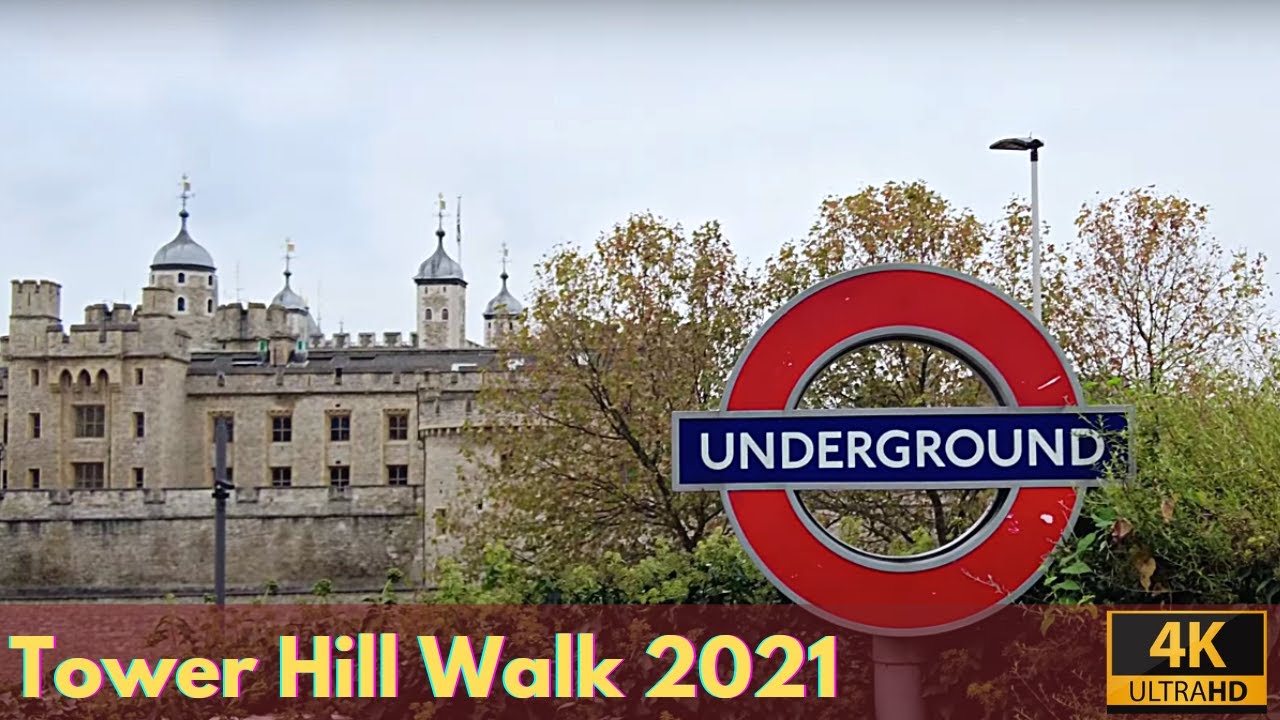 Tower Hill Walk 2021| Every Tube Station in London! | City of London| Walking Tour | 4K | Here We Go