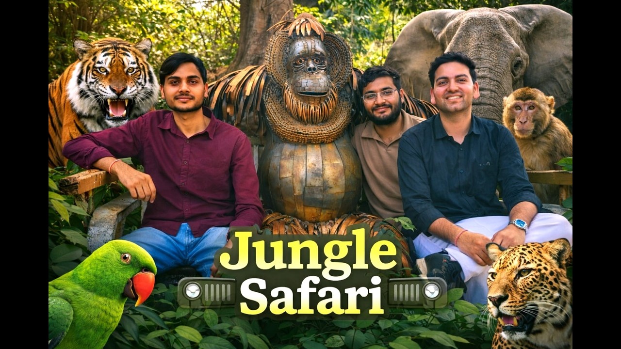 Vadodara Trip | PART - 4 | Statue of Unity | Jungle Safari | Full Fun with Friends