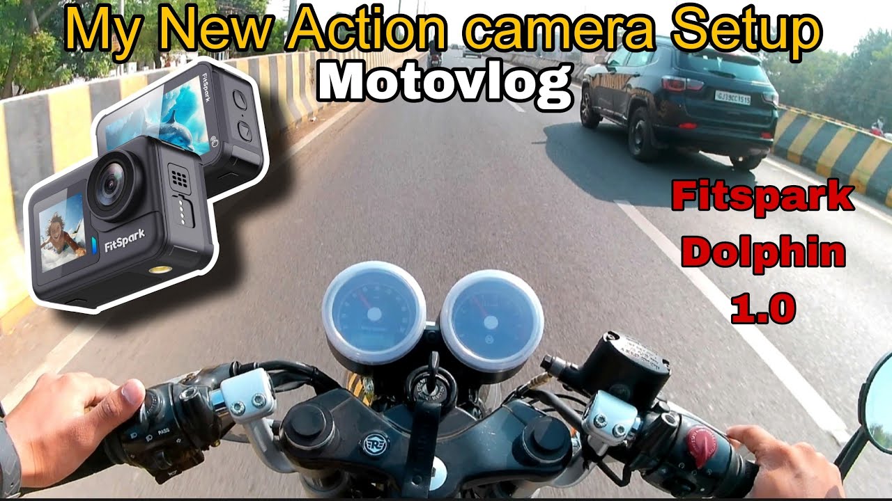 Motovlog on My new Action Camera| Fitspark Dolphin 1.0 | Woth it or Not 🤔 First Impressions 