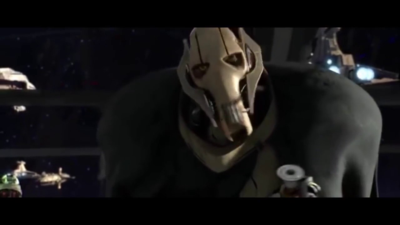 General Grievous, but every time he coughs it's Ethan from h3h3's cough