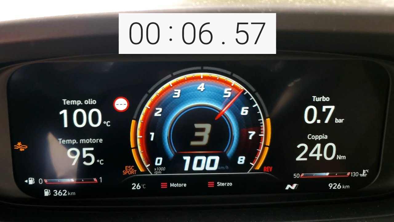 Hyundai i20 N acceleration 🔥