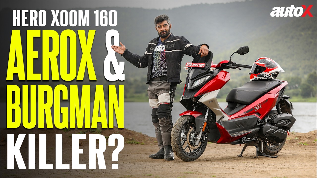 Hero Xoom 160 First Ride Review | Style, Features, Ride & Price at ₹1.48 Lakh | autoX