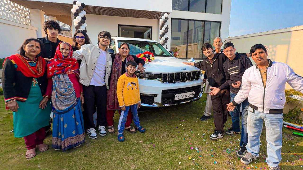 NEW CAR DELIVERY WITH FAMILY 😍 