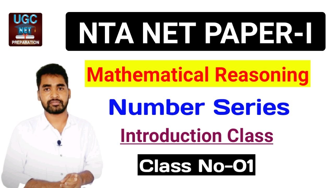 Introduction class of Mathematical Reasoning for UGC NTA NET JRF 2021 Exam || Number Series ||
