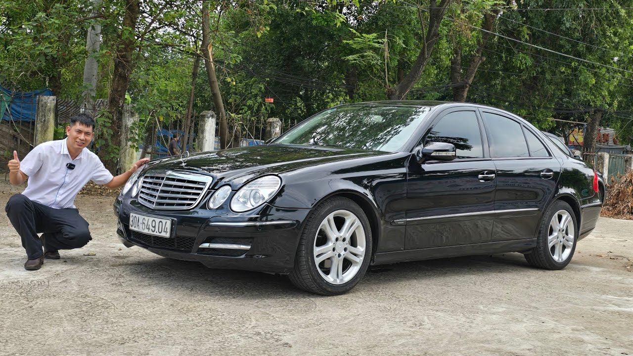 Chẳng mấy ai nghĩ xe chỉ hơn trăm | Mercedes E200 2007 sang trọng, đẹp long lanh