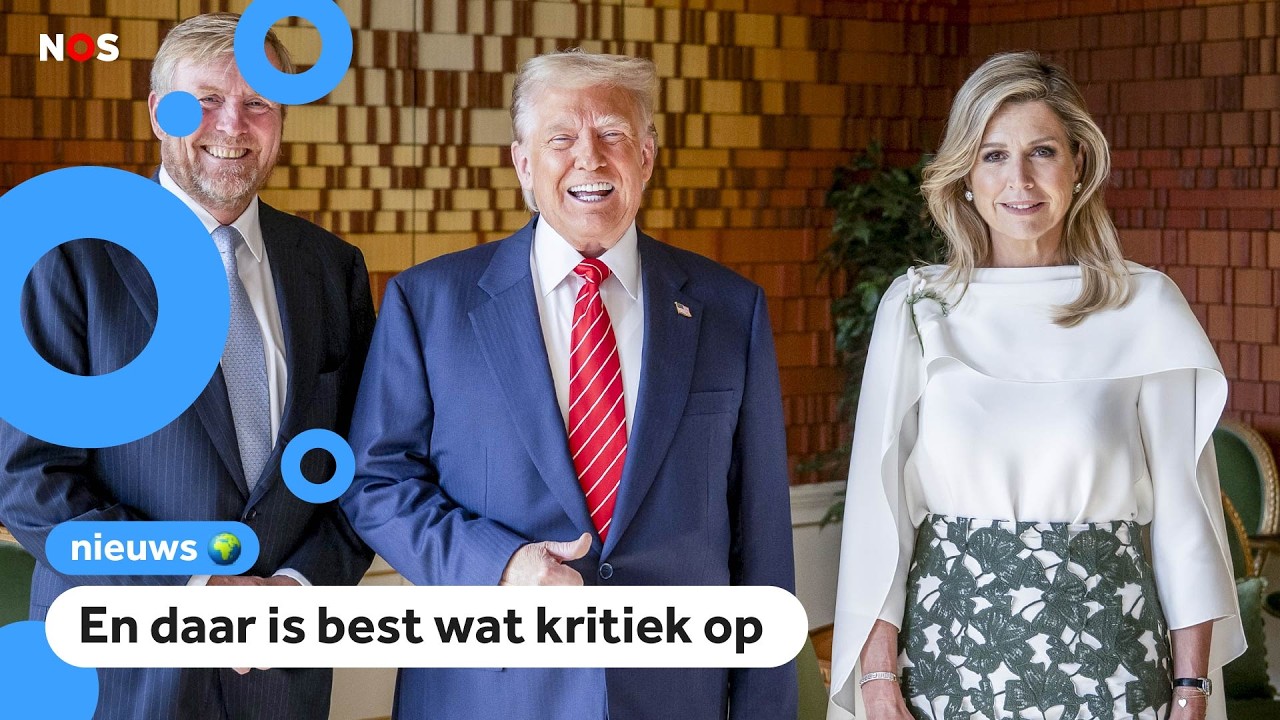 Koning en koningin logeren vanavond bij Trump