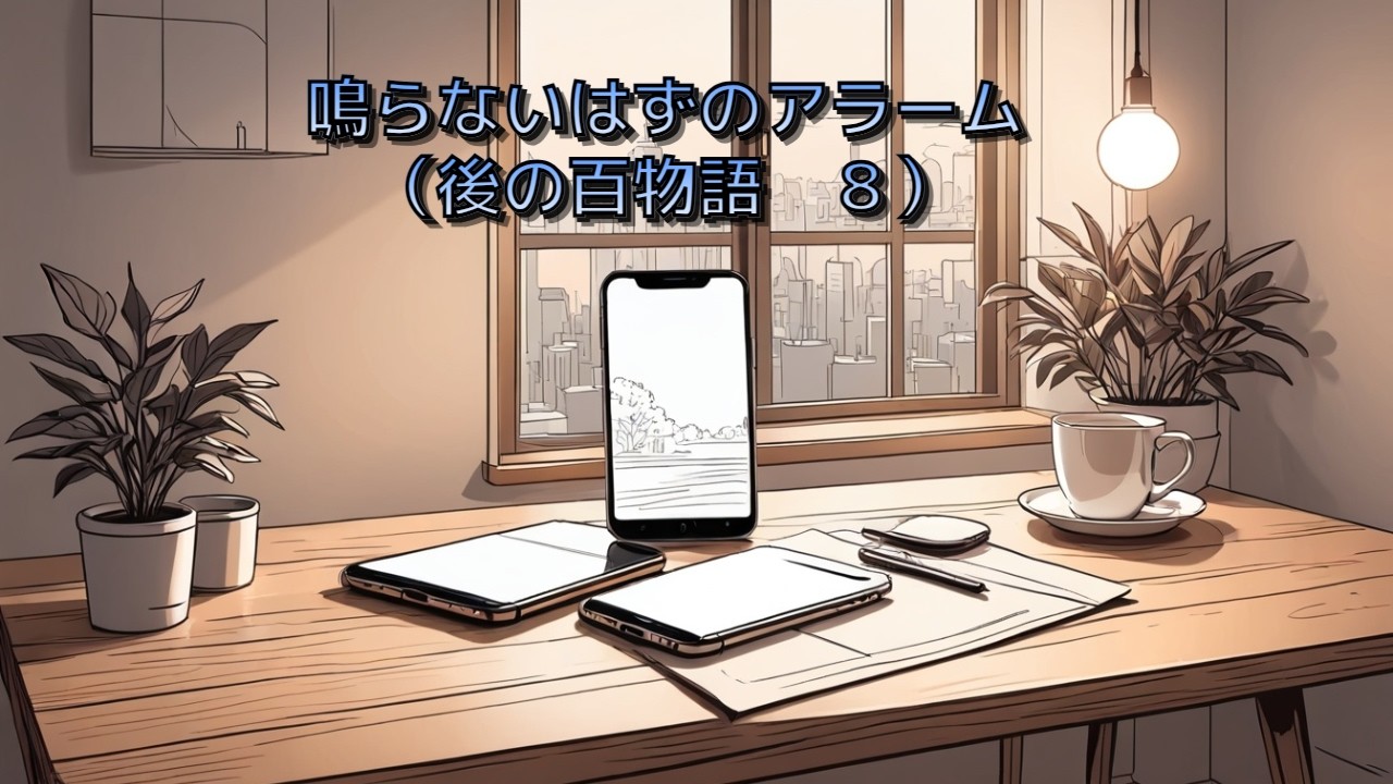 【創作】鳴らないはずのアラーム（後の百物語　８）【怪談】