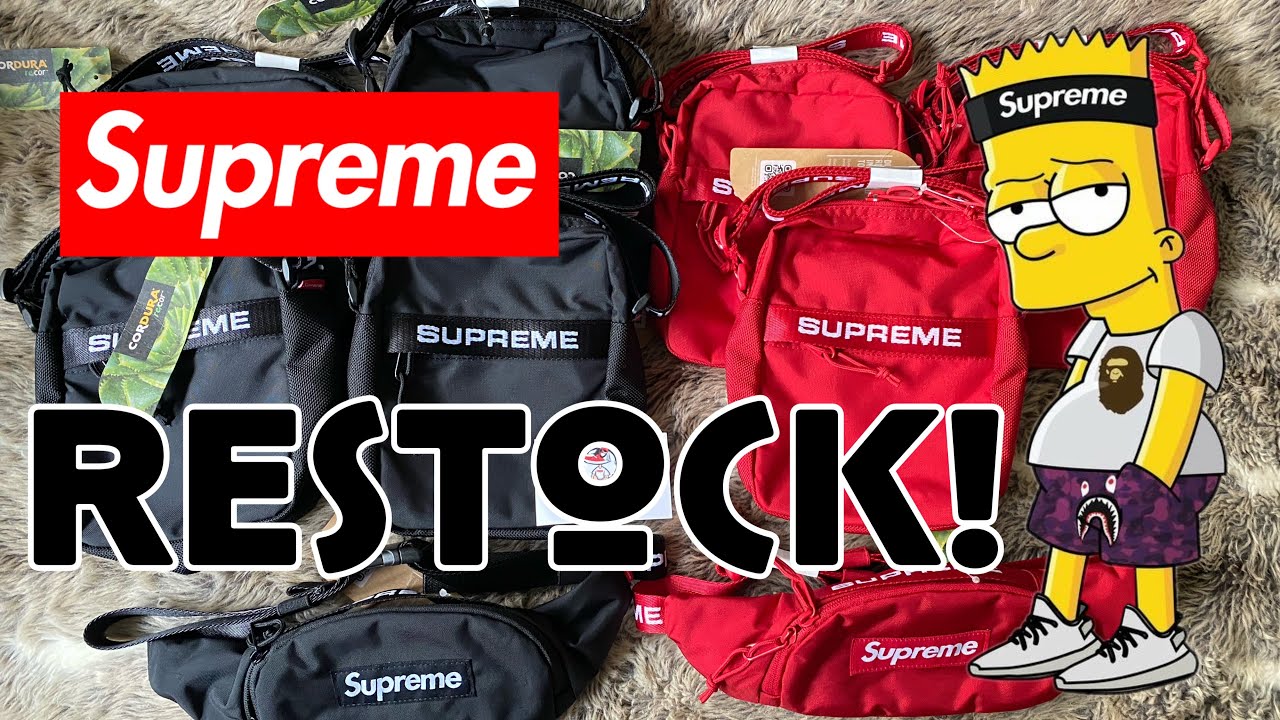 Supreme Shoulder/Belt Bag Black Fall/Winter 2022