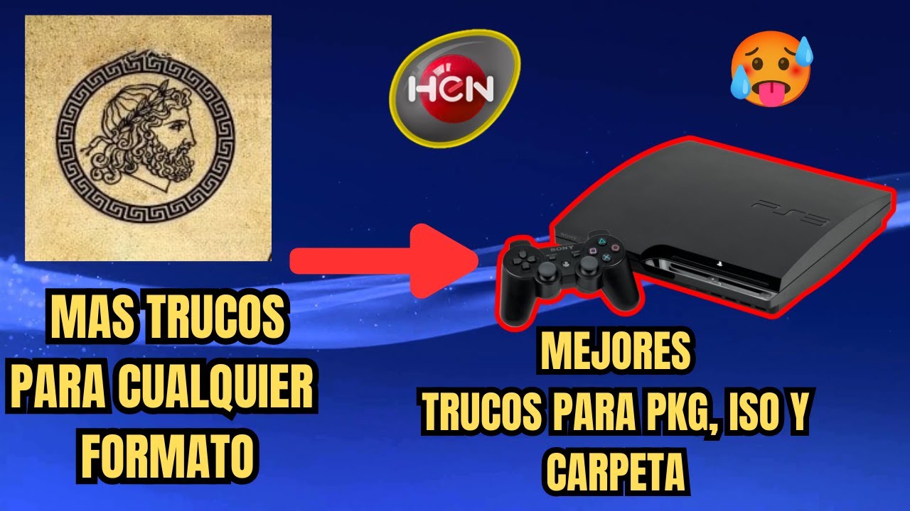COMO USAR NUEVOS Y MEJORES TRUCOS en PS3 en cualquier FORMATO ISO, PKG, CARPETA y DISCO | 2024