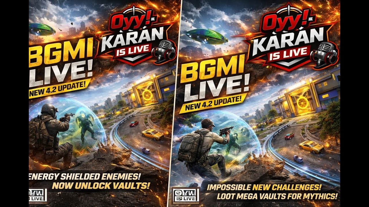 😱 BGMI 4.2 UPDATE LIVE | OP Powers + Insane Clutches 🔥