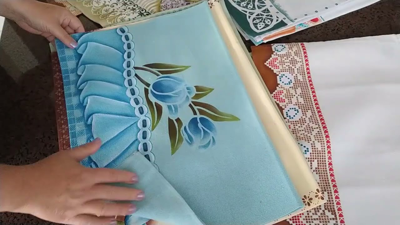 418 - Diferença de panos de prato para pintura ! Sacaria - Mabber - Estilotex - Apucarana.....
