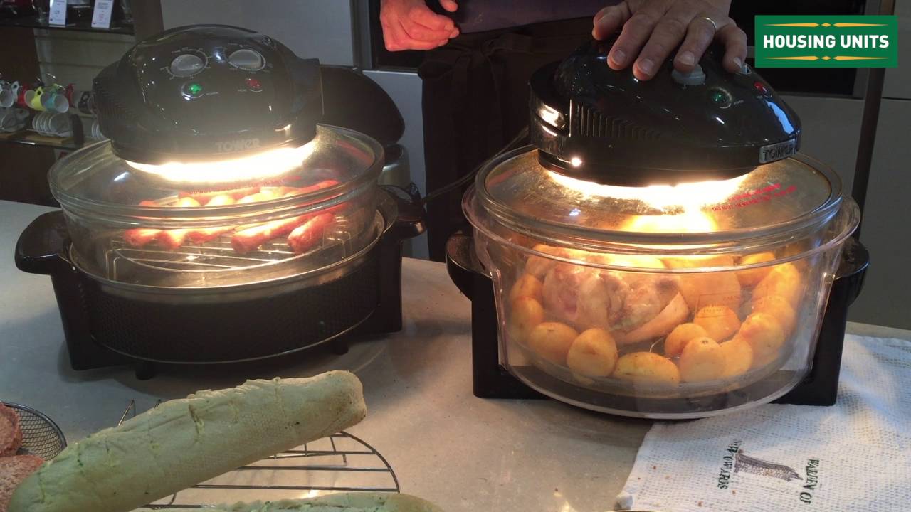Malcolm Harradine demos the Tower Air Fryer at Housing Units