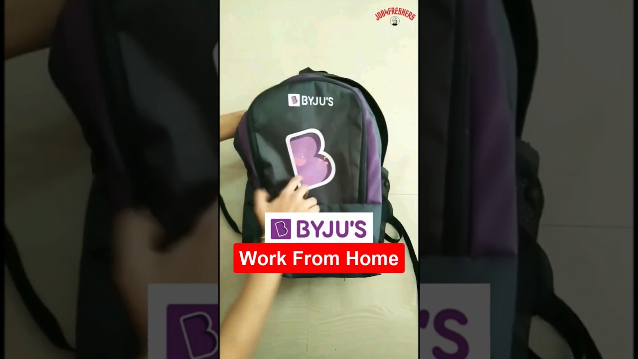 Byju's Work From Home Jobs 2024 | Remote jobs #job4freshers #wfh