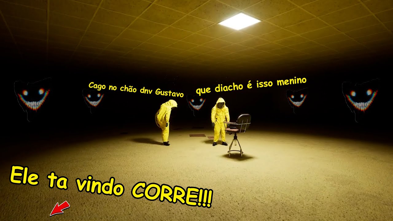 ESCAPE THE BACKROOMS COM OS PIORES (PRIMEIRO MAPA)