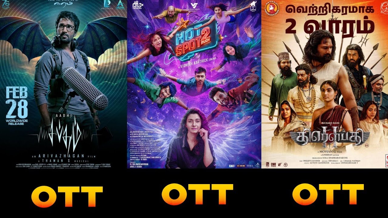 Upcoming Movies Ott Release Date Tamil | Sabdham | Hotspot 2 | TTT | Draupathi 2 | Balti.