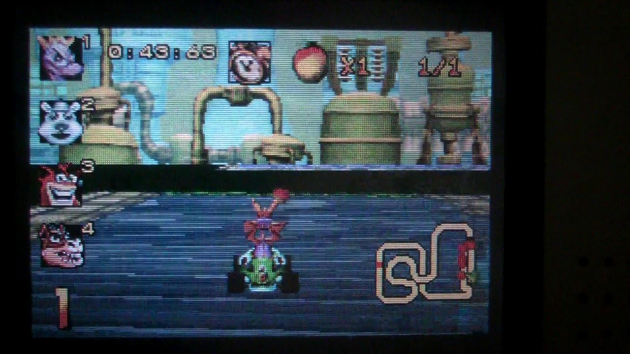 Crash Nitro Kart (GBA) : Ligne de Production (Spyro)
