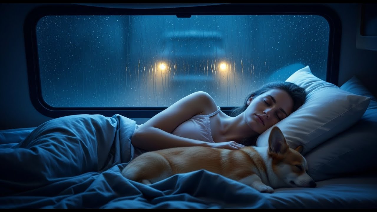 Heavy Rain on Window Car – Sleep Instantly & Calm Your Mind