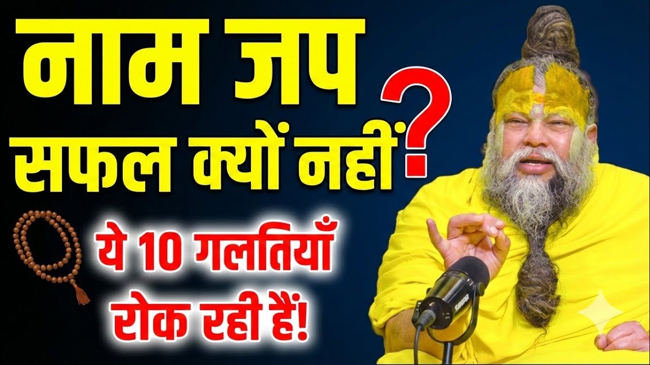 क्या आपका नाम जप सफल नहीं हो रहा? 📿 ये 10 गलतियाँ सुधारें! | Premanand Ji Maharaj