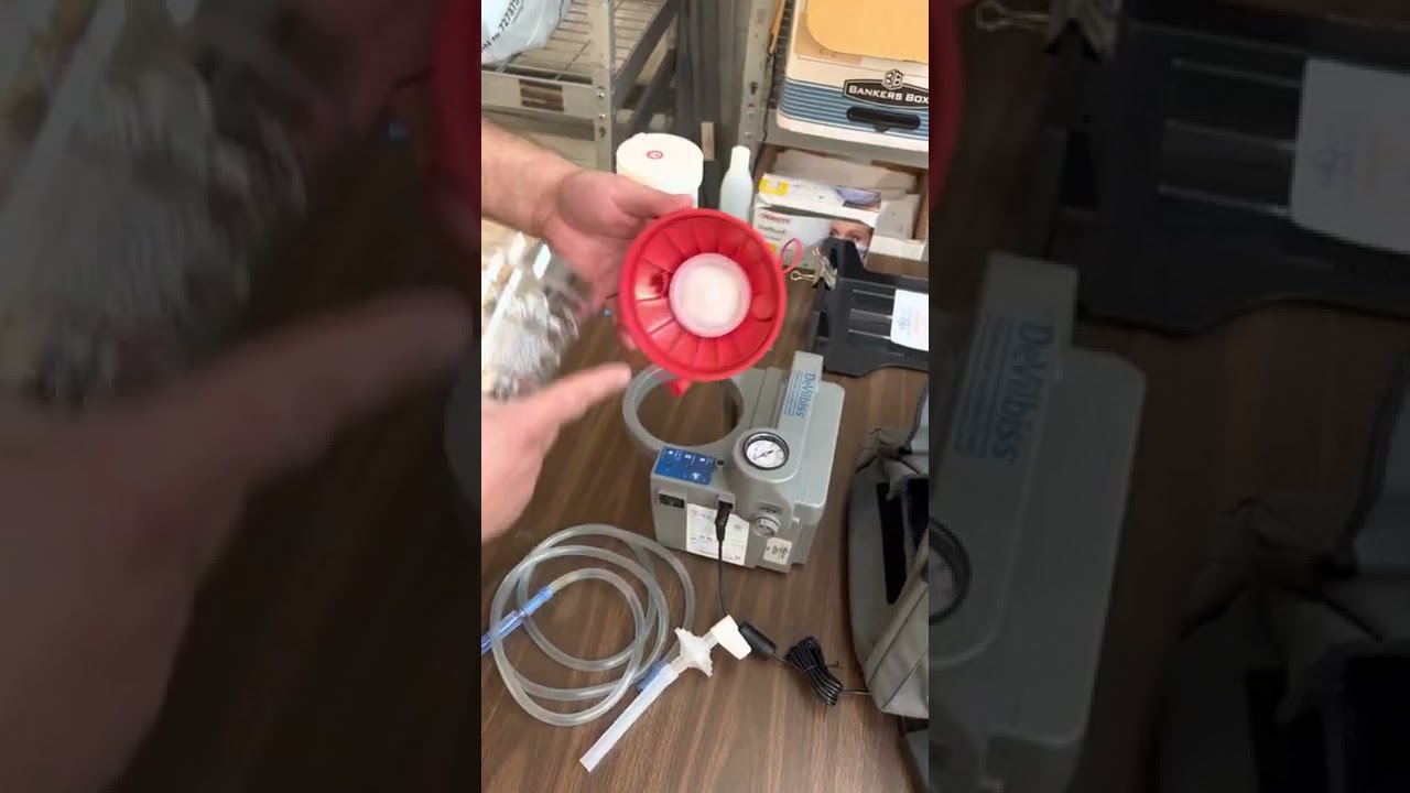 How to assemble and use suction machine