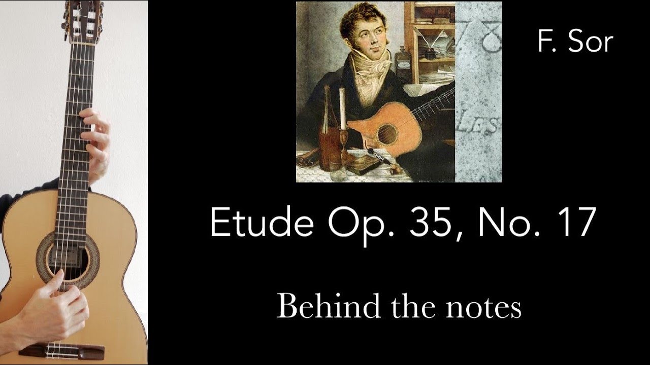 Etude Op. 35, No. 17 (F. Sor), Behind the notes