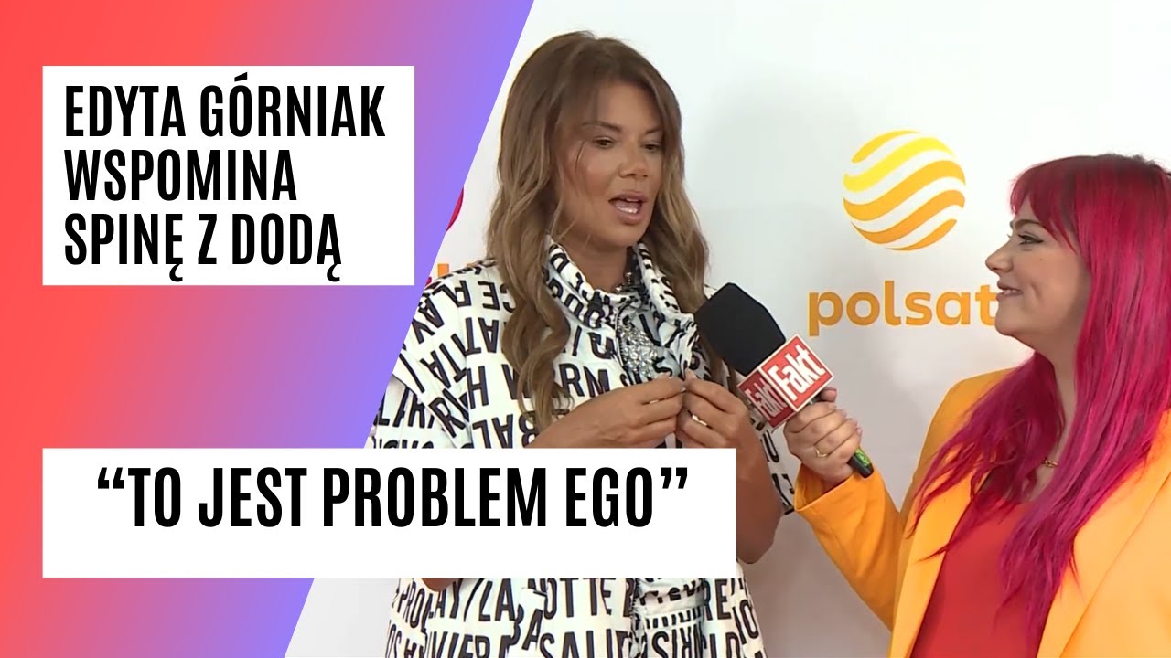 Edyta Górniak wspomina konflikt z Dodą. 