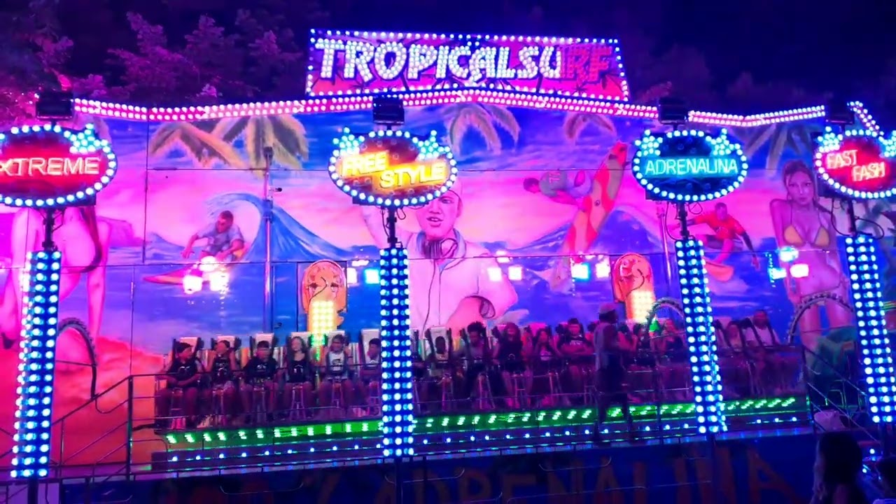 tropicalsurf giostra luna park Cesena 2022 (festa di San Giovanni)
