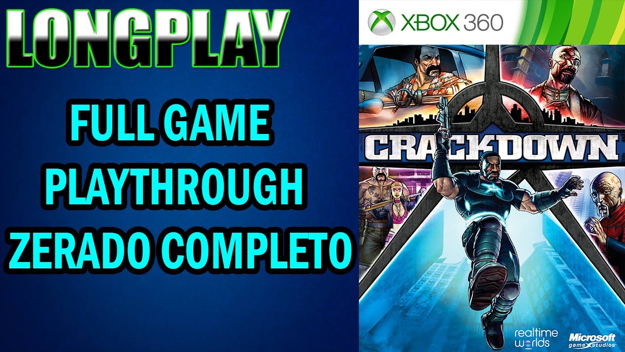 Longplay Crackdown [Xbox 360] Full Game Playthrough Zerado Completo