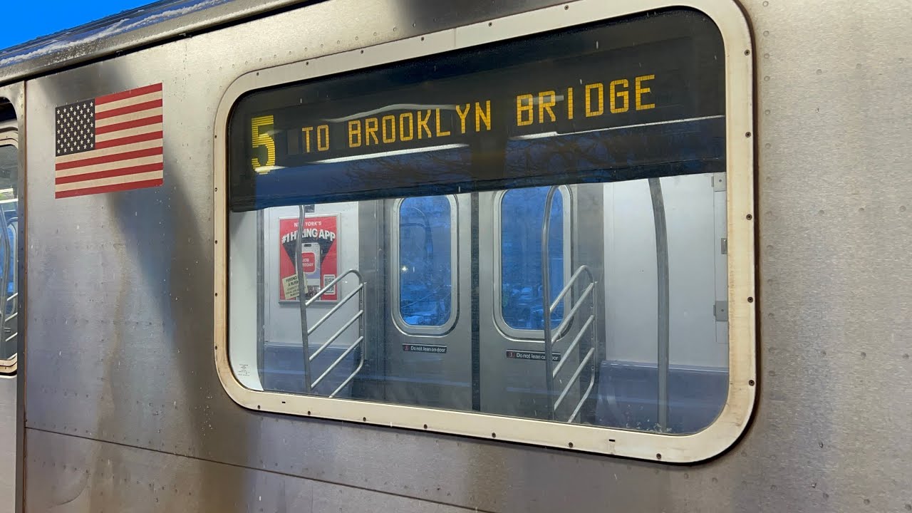 IRT Subway: R142 (5) Local Train Ride from Eastchester-Dyre Ave to Bklyn Bridge via City Hall Loop