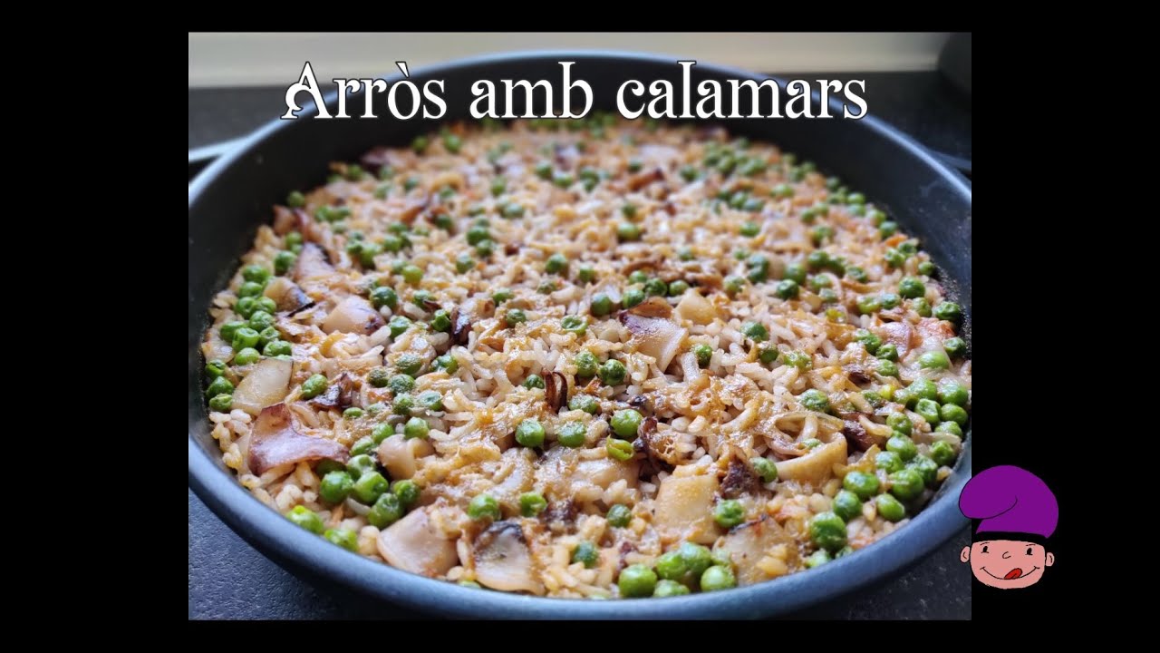 Arròs amb calamars- 🥘  Recepta fàcil i deliciosa