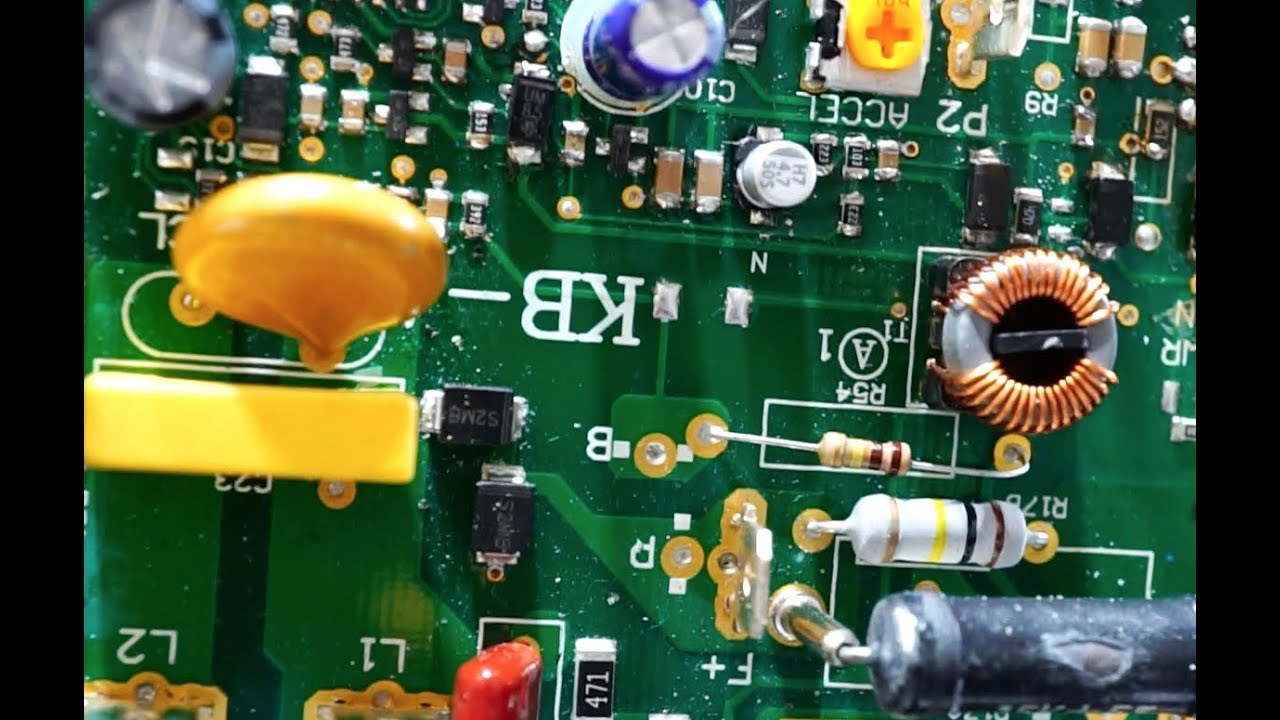 Mini lathe KB board blown up fix