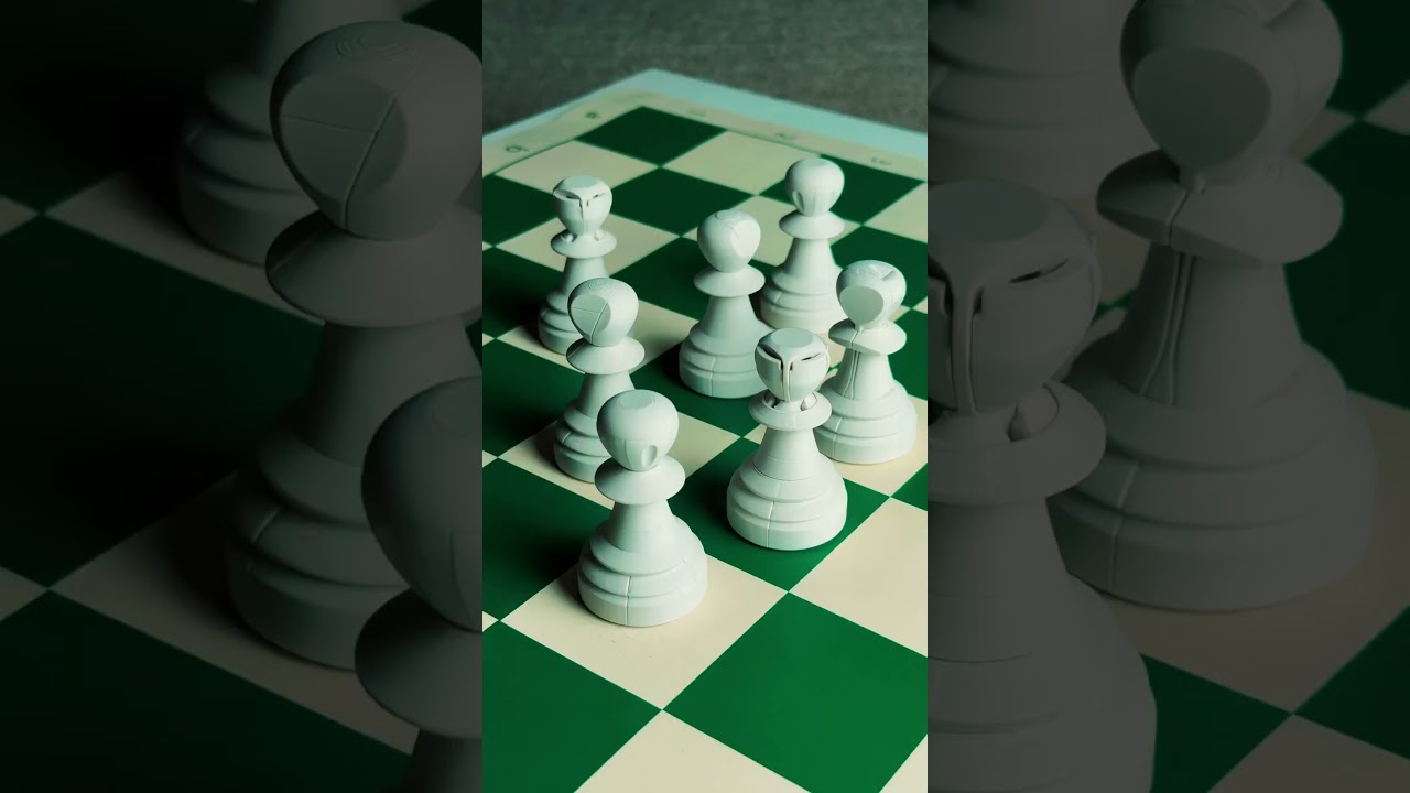 Новые шахматные пешки только что появились #шахматы #3Dпечать #инжиниринг