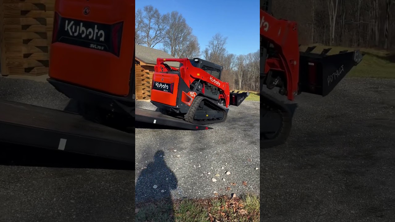 Taking delivery of my brand new 23 Kubota SVL 75-3! #skidsteer #kubota #farming #equipment