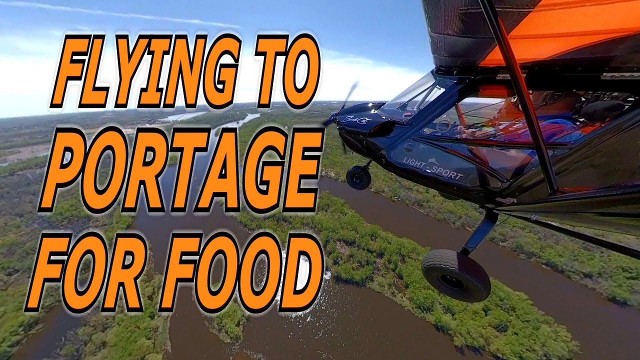 Flying to Portage For Food
