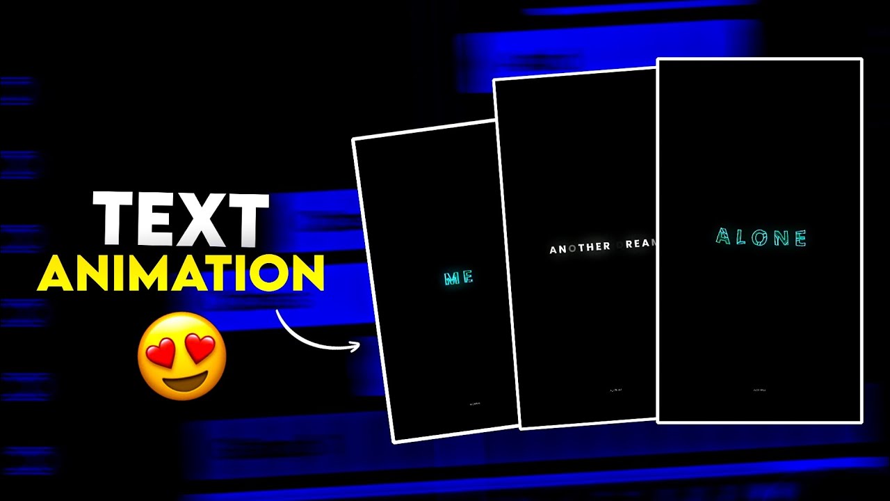 Instagram Trending Text Animation Lyrics Edit After Motion Xml ll Tutorial