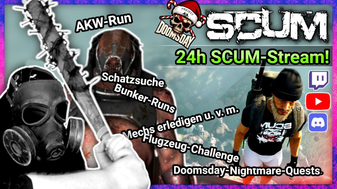 🔞 SCUM 🔥 Der letzte 24-Stunden-Stream 2025! 🔥 Stream Teil 3/3 vom 12.12.2025