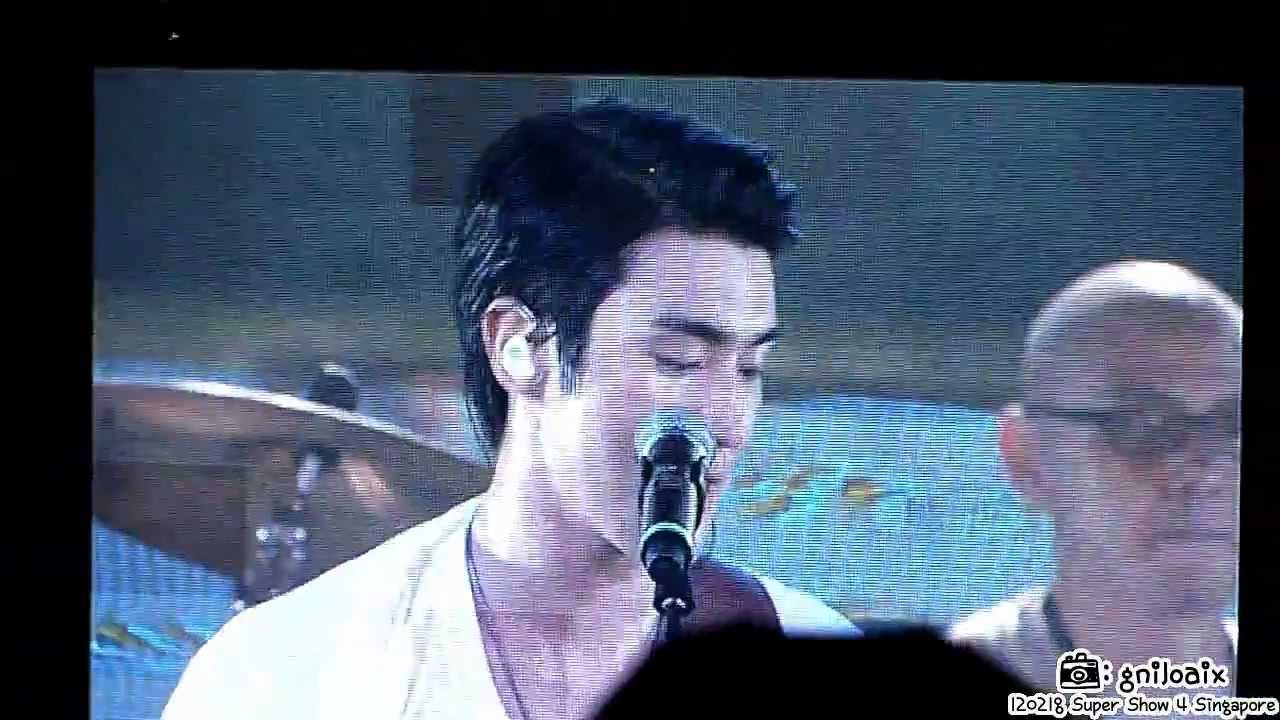 120218 Super Junior SS4 Singapore - Siwon Solo