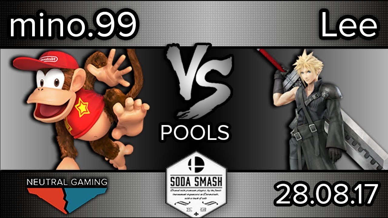 Soda Smash II - mino.99 (Diddy Kong) vs Lee (Cloud) - Pools