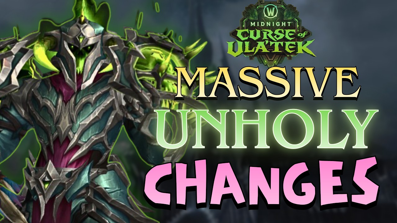 HUGE CHANGES TO UNHOLY DK + NEW TIER SET / Midnight Season 2 / 12.1.0 PTR