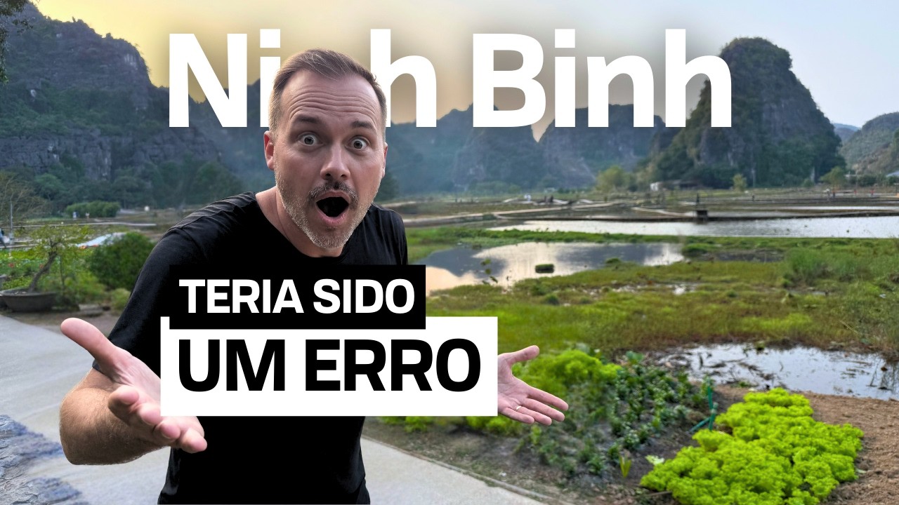 NINH BINH: Quase ignoramos o lugar mais bonito do Vietnã 🇻🇳