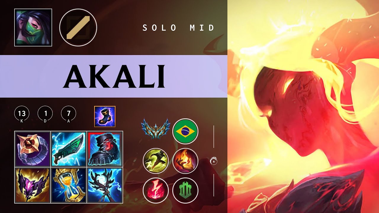 Akali Mid vs Syndra - BR Challenger Patch 26.03