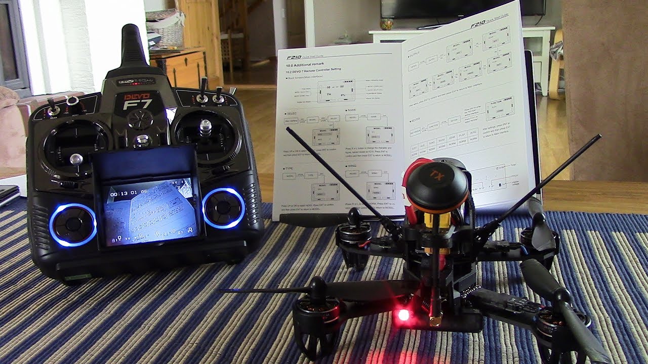 HOW TO SETUP WALKERA F210 WITH DEVO F7 TRANSMITTER