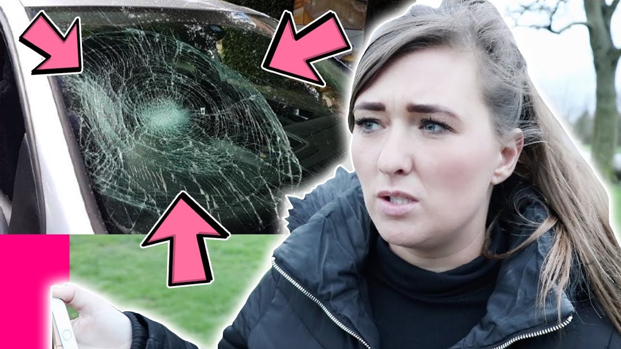 THEY SMASHED HER NEW CAR!