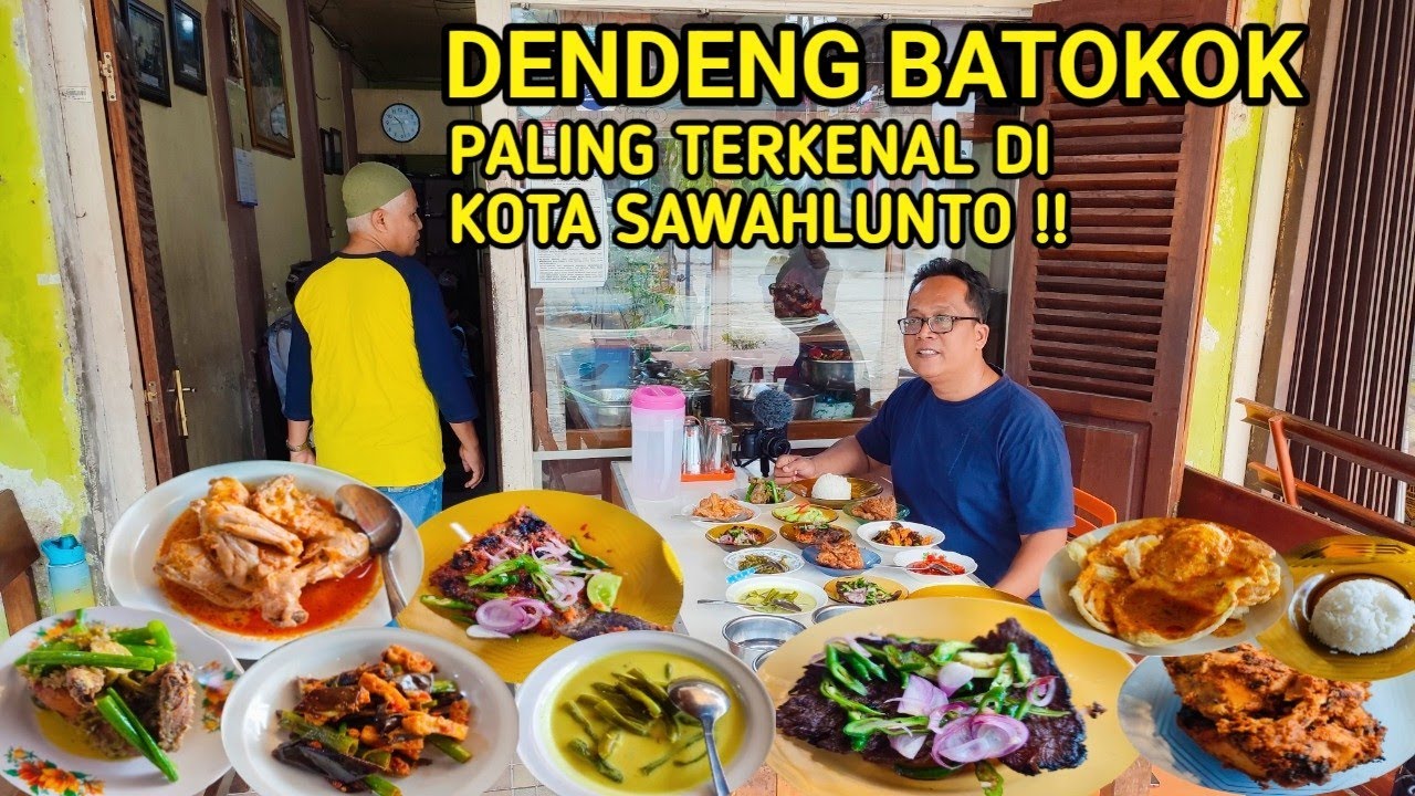 MAKAN DENDENG BATOKOK PALING TERKENAL DI KOTA SAWAHLUNTO, Sumatera Barat