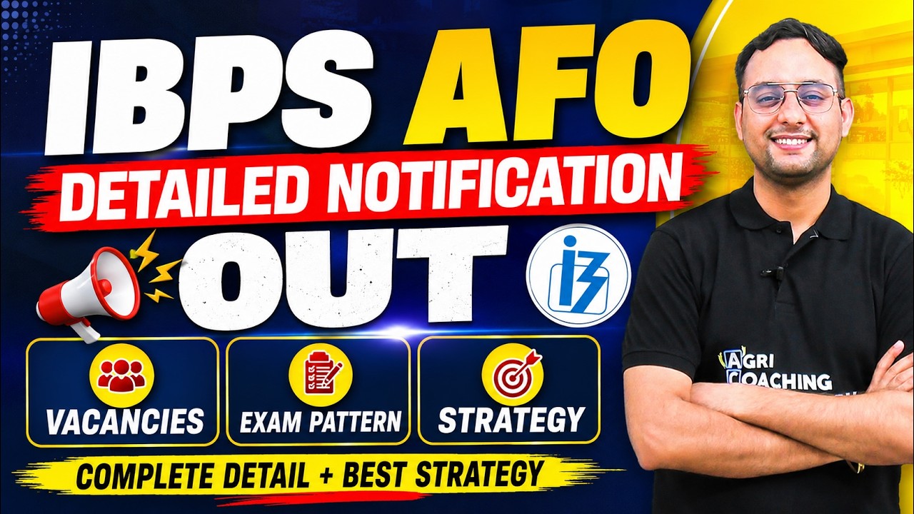 IBPS AFO Notification 2026 OUT | Detailed Notification, Vacancy, Exam Pattern & Complete Strategy