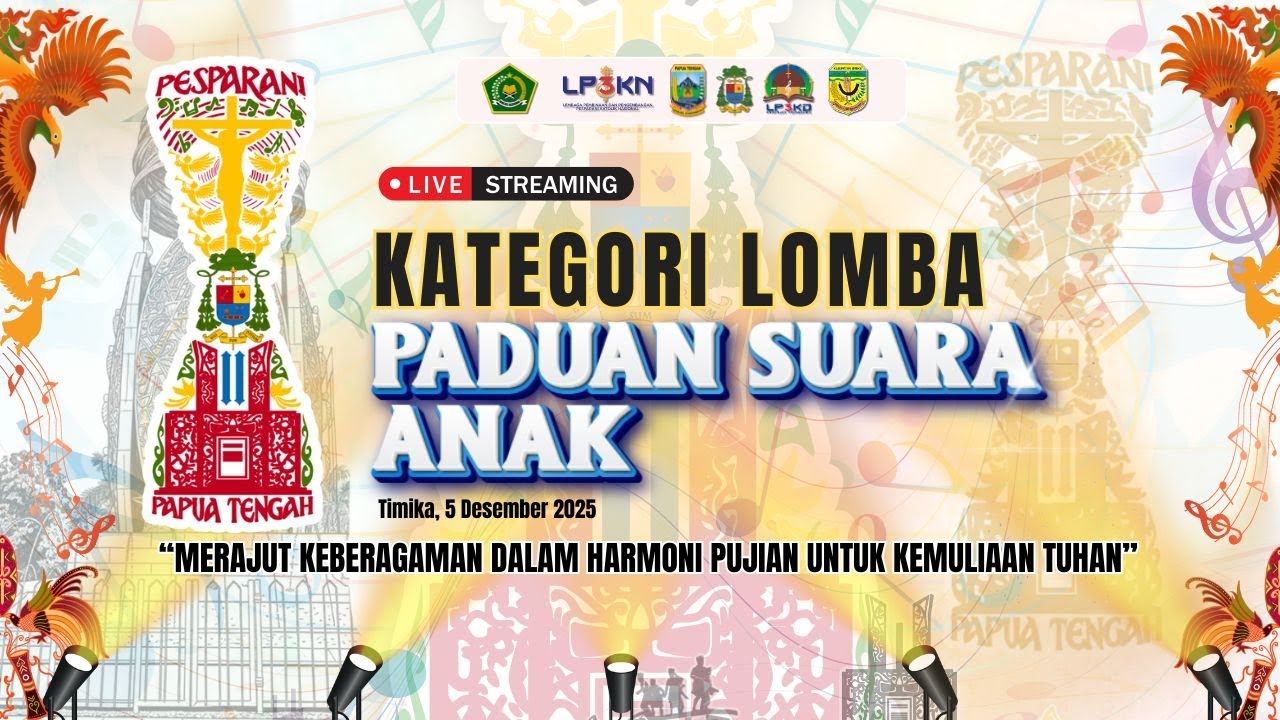 LIVE - PESPARANI KATOLIK II PAPUA TENGAH || PADUAN SUARA ANAK